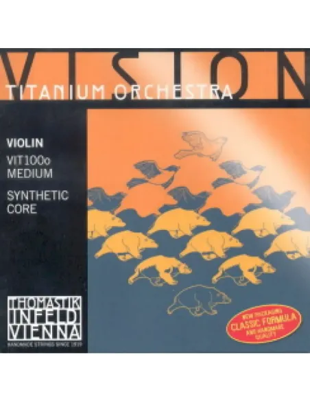 Juego Violín Thomastik Vision Titanium Orchestra VIT-100-O