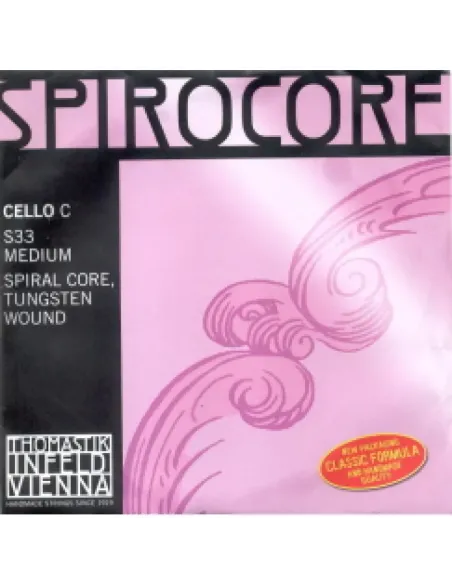 Cuerda 4ª Cello Thomastik Spirocore Wolframio S-33