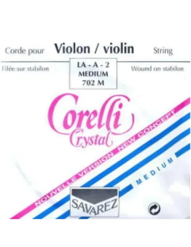Cuerda 2ª Violín Corelli Crystal 702-M