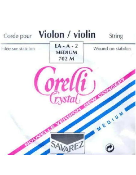 Cuerda 2ª Violín Corelli Crystal 702-M