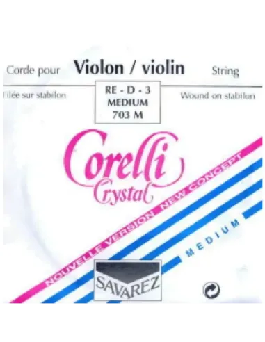 Cuerda 3ª Violín Corelli Crystal 703-M
