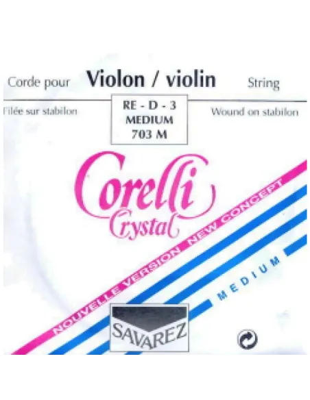 Cuerda 3ª Violín Corelli Crystal 703-M