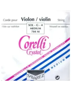 Cuerda 4ª Violín Corelli Crystal 704-M 2
