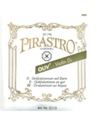 Cuerda 3ª Pirastro Violín Oliv 16¾Pm 211341