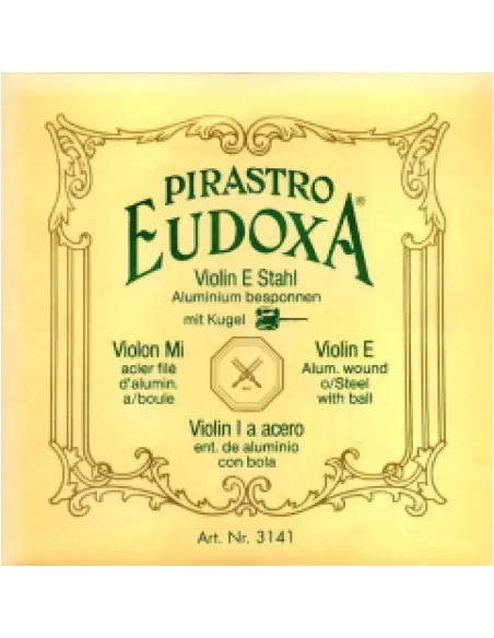 Cuerda 1ª Pirastro Violín Bola Eudoxa 314121