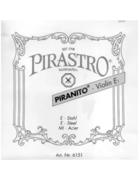 Cuerda 1ª Pirastro Violín 3/4-1/2 Piranito 615140