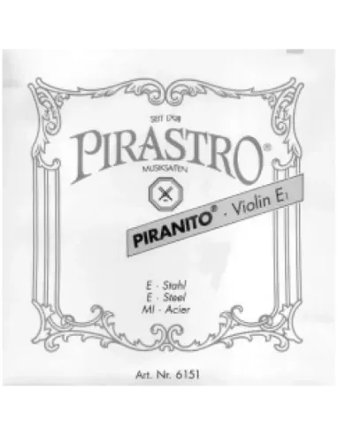 Cuerda 1ª Pirastro Violín 1/4-1/8 Piranito 615160