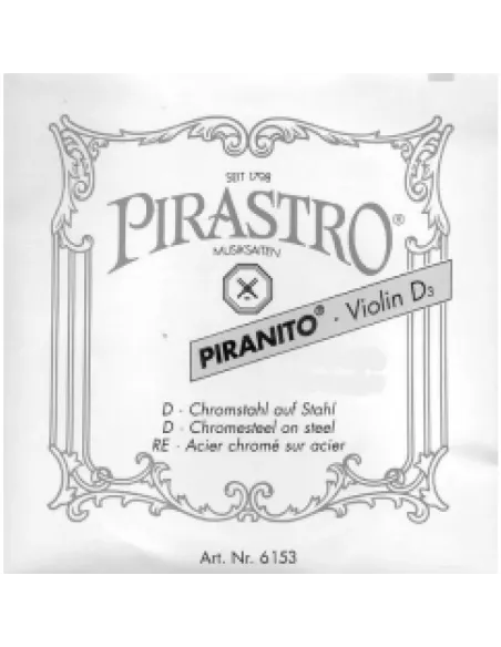 Cuerda 3ª Pirastro Violín 1/4-1/8 Piranito 615360