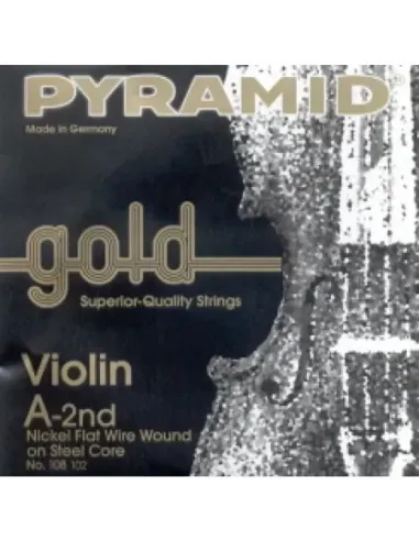 Cuerda 2ª Pyramid Gold Violin 1/2 108102