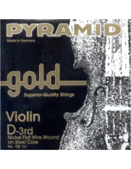 Cuerda 3ª Pyramid Gold Violin 1/2 108103