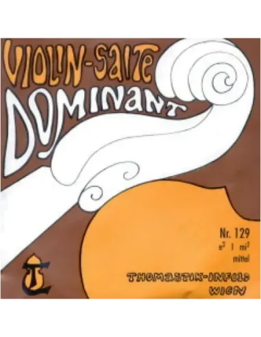 Cuerda 1ª Violín Thomastik Dominant 129 Cromo 3/4