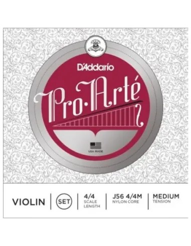 Juego Cuerdas Violín D'Addario Pro-Arté J-56