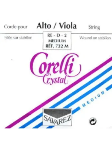 Cuerda 2ª Viola Corelli Crystal 732-M