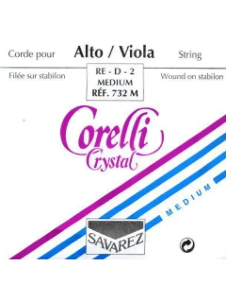 Cuerda 2ª Viola Corelli Crystal 732-M