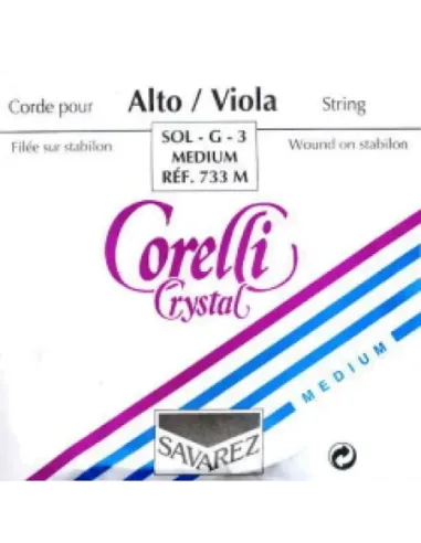 Cuerda 3ª Viola Corelli Crystal 733-M