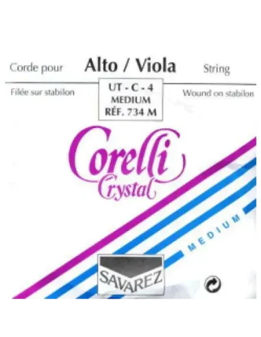 Cuerda 4ª Viola Corelli Crystal 734-M