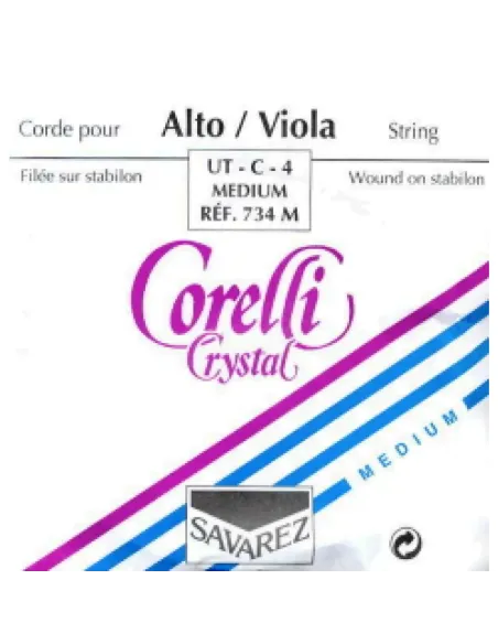 Cuerda 4ª Viola Corelli Crystal 734-M