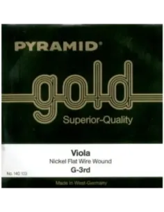 Cuerda 3ª Pyramid Gold Viola 140103 2