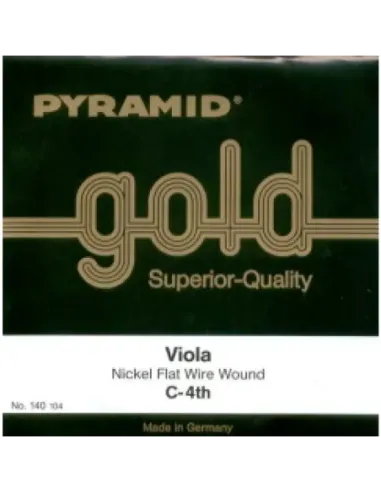 Cuerda 4ª Pyramid Gold Viola 140104