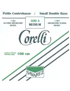 Juego Contrabajo 1/2 Corelli Orchestra 300-A Níquel 2