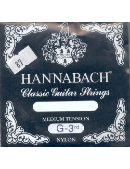 Cuerda 3 Hannabach Entorchada Plata 870-MT
