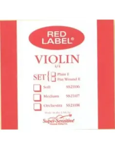 Juego Violín Super-Sensitive Red Label 210 4/4 2