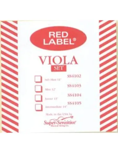 Juego Viola Super-Sensitive Red Label 410