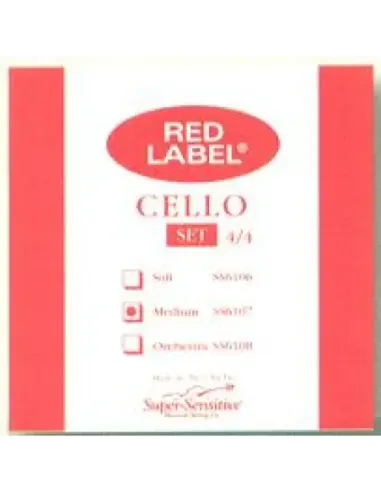 Cuerda 3ª Cello Super-Sensitive Red Label 613