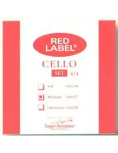 Juego Cello Super-Sensitive Red Label 610 2