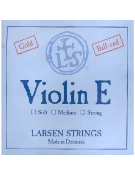 Cuerda 1ª Violín Larsen Oro Fuerte Bola