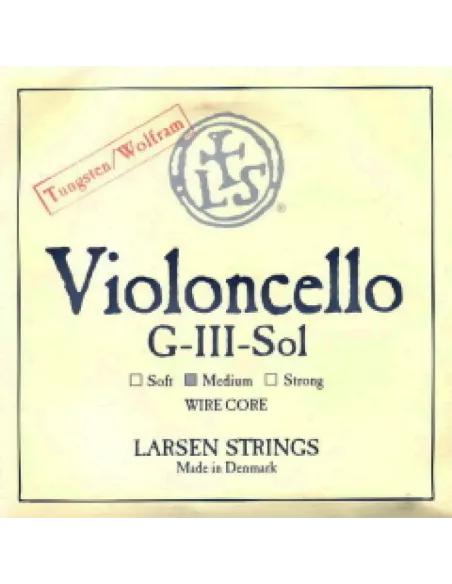 Cuerda 3ª Cello Larsen Wire Core Media