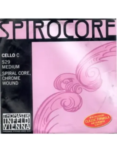Cuerda 4ª Cello Thomastik Spirocore Plata S-30