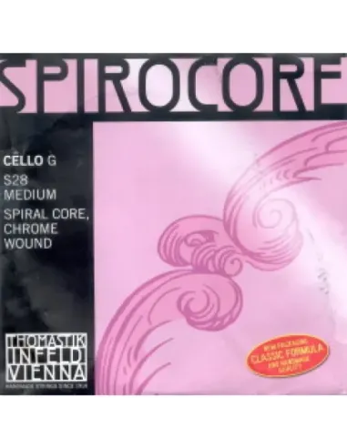Cuerda 3ª Cello Thomastik Spirocore S-28ST Fuerte