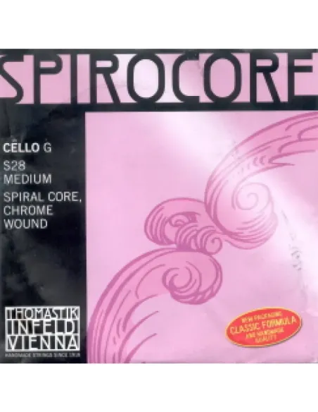 Cuerda 3ª Cello Thomastik Spirocore S-28ST Fuerte