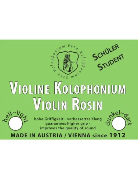 Resina Violín Petz 5362 Student Claro