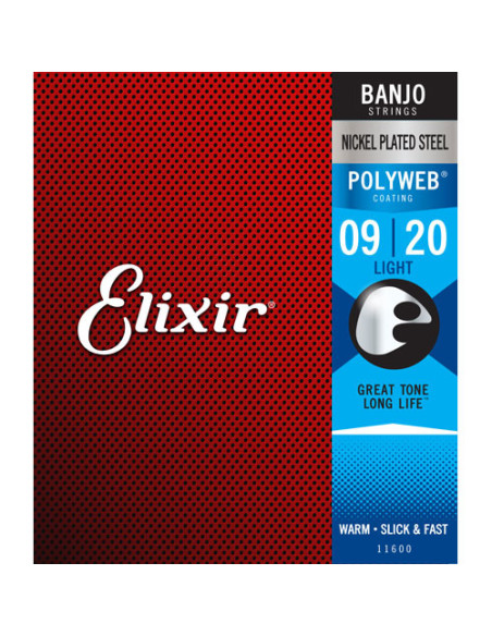 Juego Banjo Elixir Polyweb 11600 (09-20)