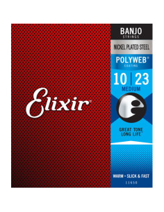 Juego Banjo Elixir Polyweb 11650 (10-23)