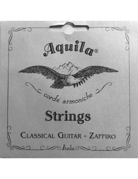 Juego Cuerdas Guitarra Clásica Aquila 129-C Zaffiro Tensión Normal