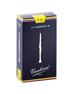 Caja 10 Cañas Clarinete Vandoren Tradicional 1½ caja azul 2