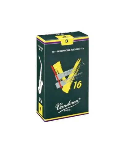 Caja 5 Cañas Saxo Tenor Vandoren V-16 3 caja verde oscuro