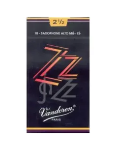 Caja 10 Cañas Saxo Alto Vandoren ZZ 2½ caja negra 2