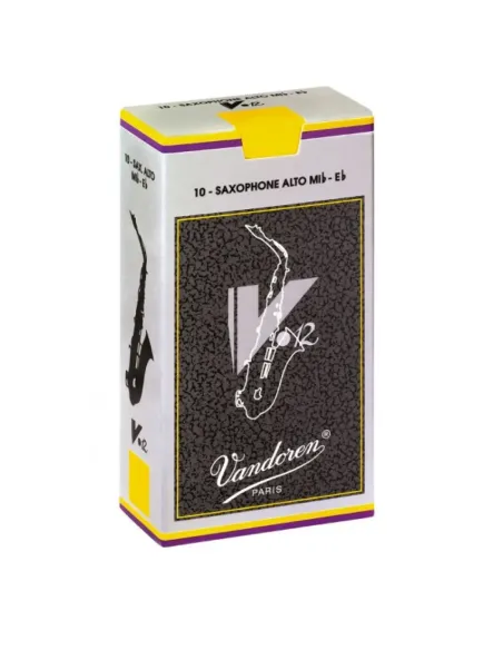 Caja 10 Cañas Saxo Alto Vandoren V-12 4 caja gris