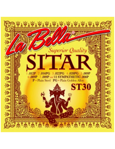 Juego Sitar La Bella ST-30