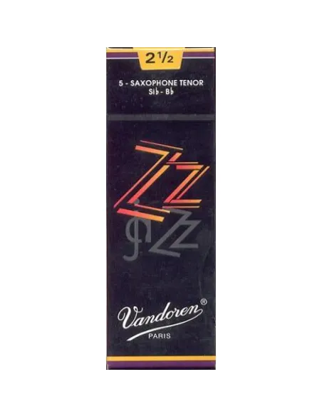 Caja 5 Cañas Saxo Tenor Vandoren ZZ 3½ caja negra