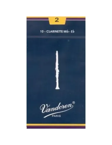 Caja 10 Cañas Requinto Vandoren Tradicional 2 caja azul