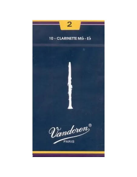 Caja 10 Cañas Requinto Vandoren Tradicional 2 caja azul