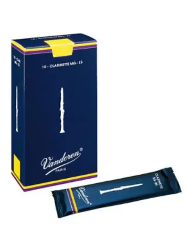 Caja 10 Cañas Requinto Vandoren Tradicional 2½ caja azul