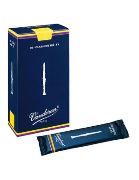 Caja 10 Cañas Requinto Vandoren Tradicional 2½ caja azul