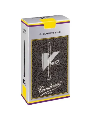 Caja 10 Cañas Clarinete Vandoren V-12 2½ caja gris