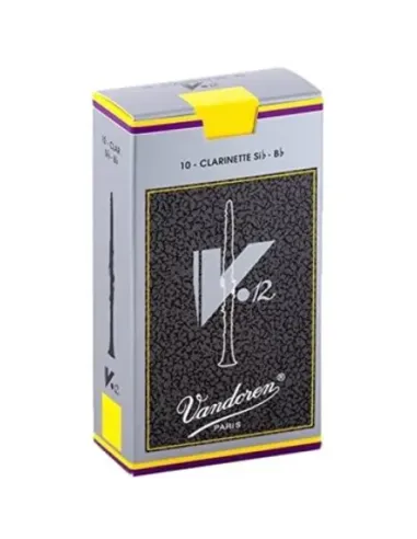 Caja 10 Cañas Clarinete Vandoren V-12 4 caja gris